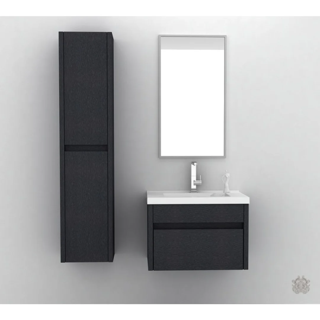 Belbagno Alexandra 760mm Wall Hung Vanity Silver Oak - Image 2