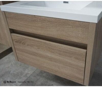 Belbagno Alexandra 760mm Wall Hung Vanity White Oak Alex-760-W-Wo - Image 6