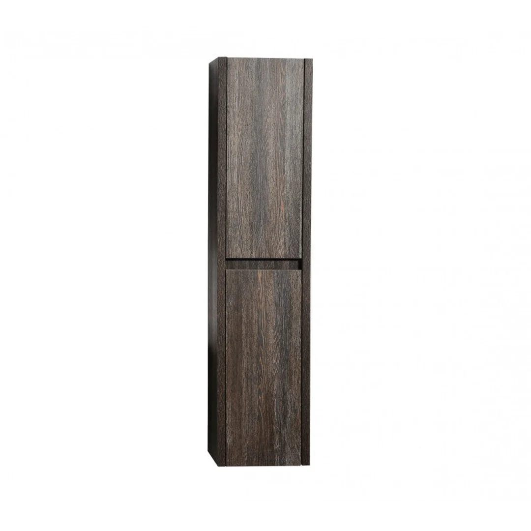 Belbagno Alexandra Side Cabinet Silver Oak 400 X 350 X 1760 - Image 2