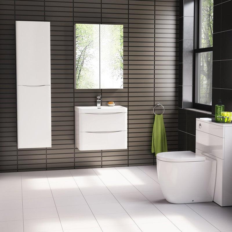 Belbagno Ancona 600mm Wall Hung Vanity Gloss White 600 X 420 X 450 - Image 10