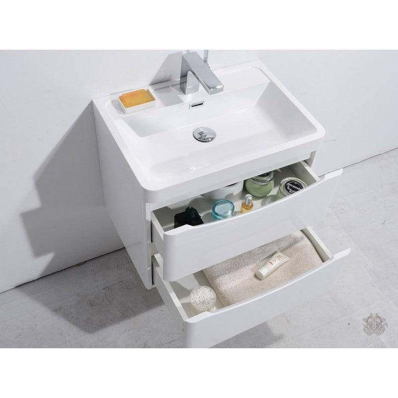 Belbagno Ancona 600mm Wall Hung Vanity Gloss White 600 X 420 X 450 - Image 11