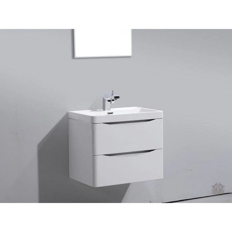 Belbagno Ancona 600mm Wall Hung Vanity Gloss White 600 X 420 X 450 - Image 12