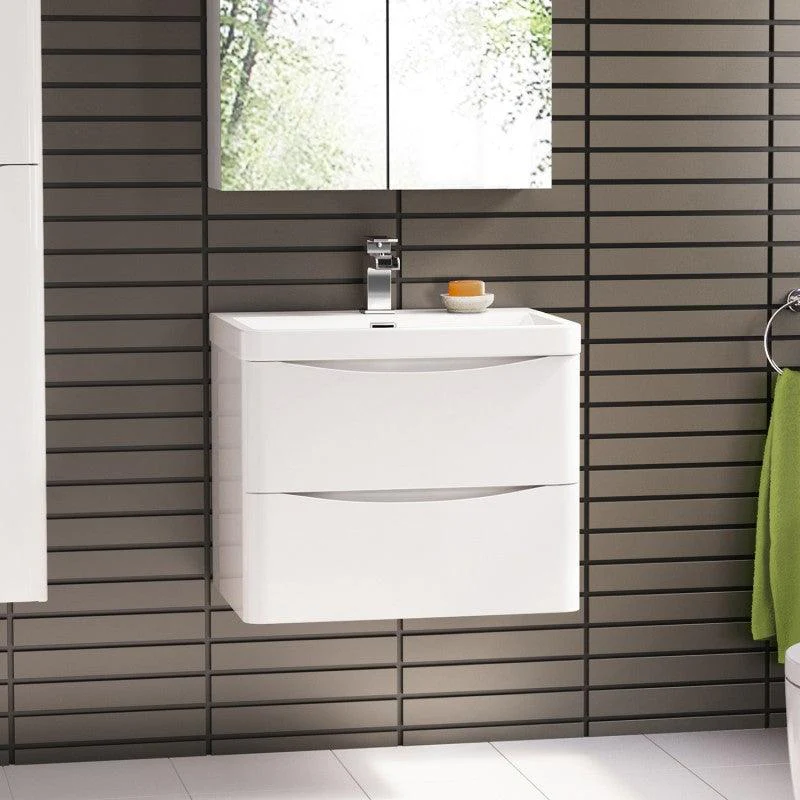 Belbagno Ancona 600mm Wall Hung Vanity Gloss White 600 X 420 X 450 - Image 13