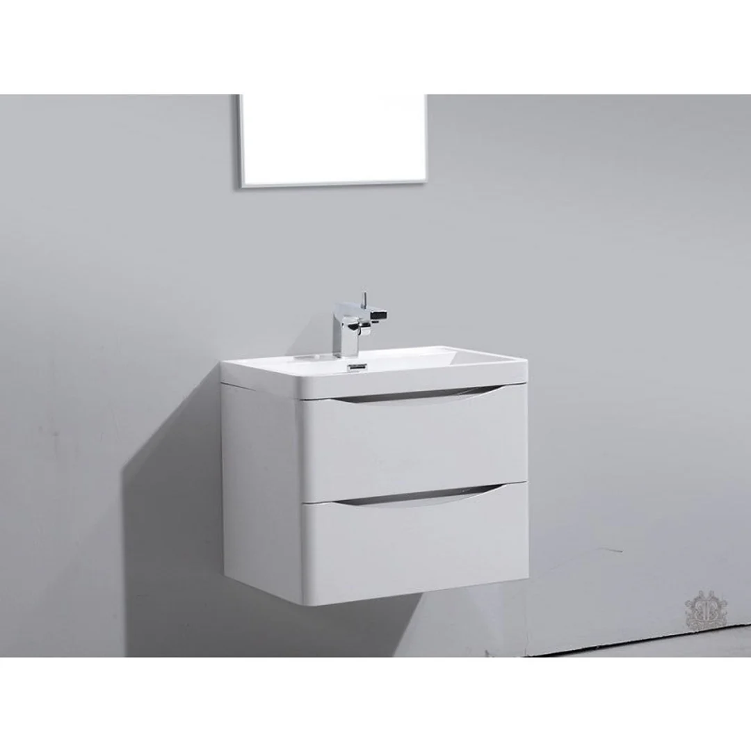 Belbagno Ancona 600mm Wall Hung Vanity Gloss White 600 X 420 X 450 - Image 5