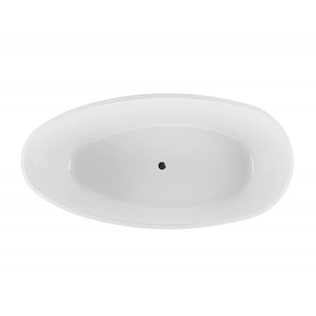 Belbagno Aveo Freestanding Bath Gloss White 1700mm - Image 2
