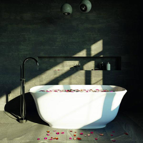 Belbagno Baden Freestanding Bath Gloss White 1700mm - Image 7