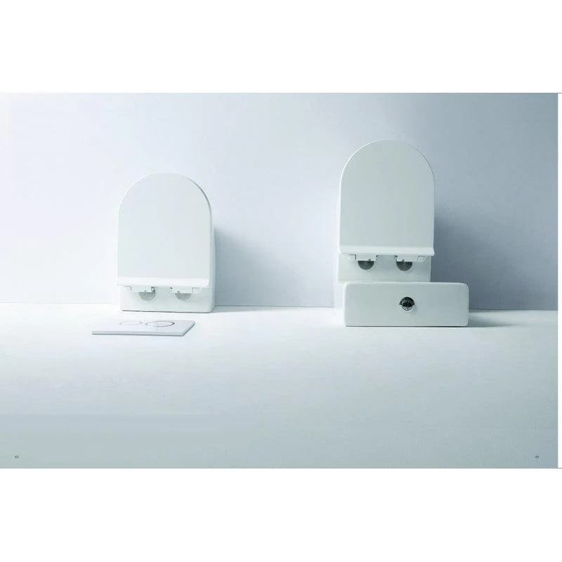 Belbagno Flay-R Rimless Nano Glaze Toilet Suite Bb007Cpr - Image 7