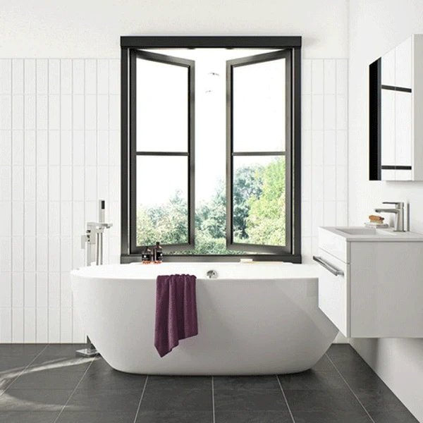 Belbagno Palermo F/Standing Bath Gloss White 1650mm