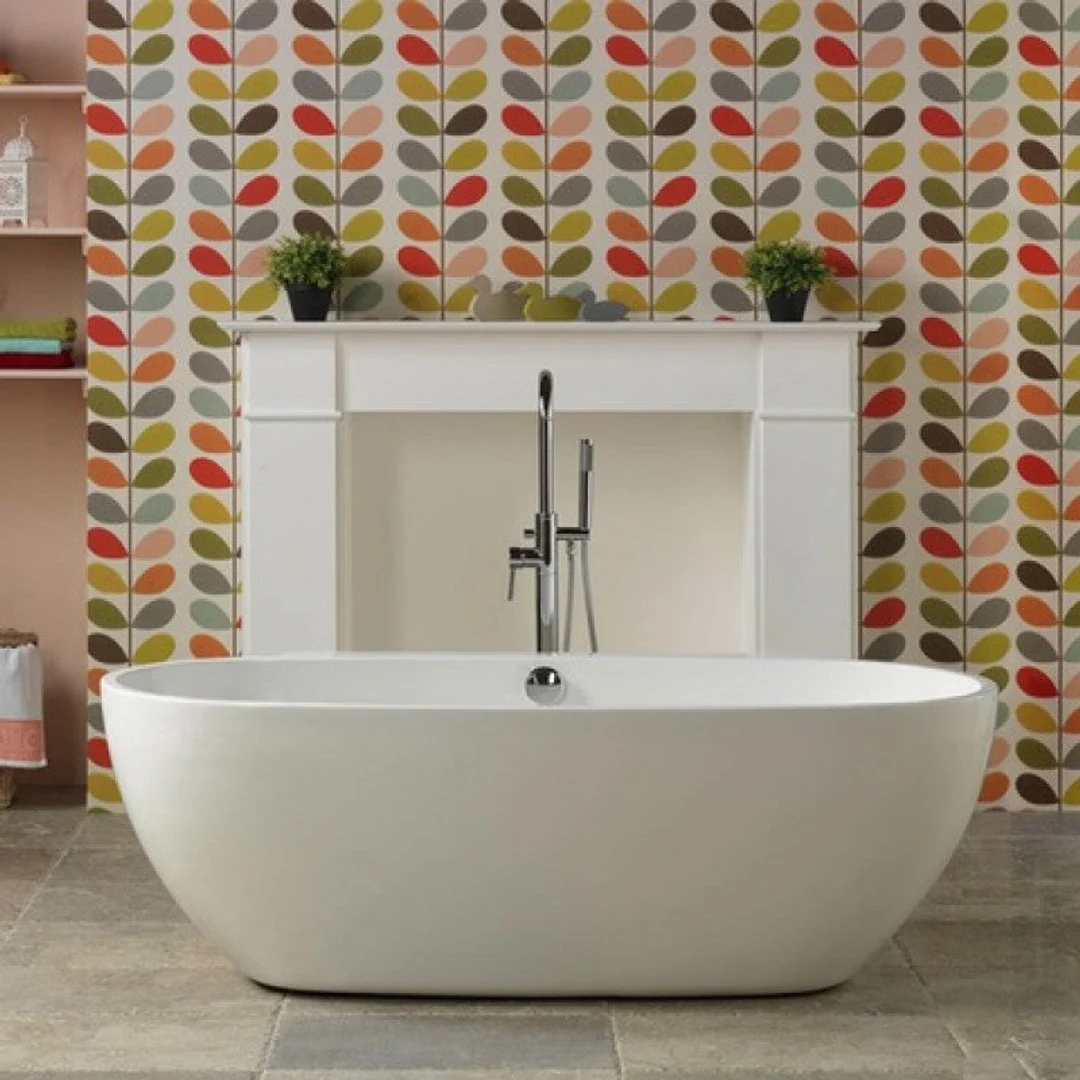 Belbagno Palermo Free Standing Bath Gloss White 1750mm - Image 4