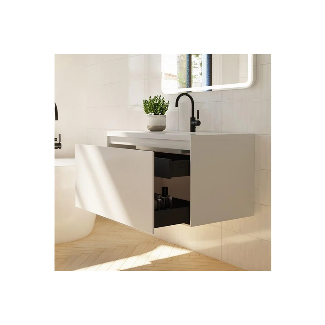 Belbagno Prado 1200mm Wall Hung Vanity Gloss White 1200 X 480 X 450 - Image 4