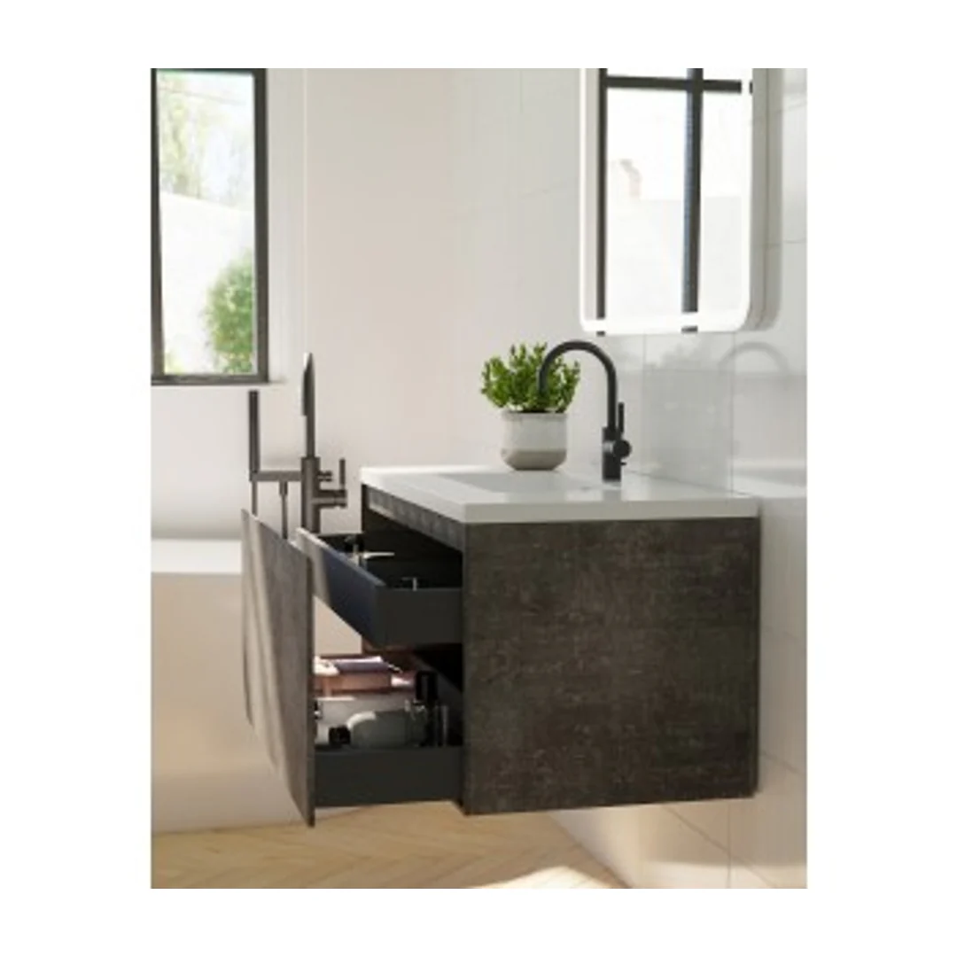 Belbagno Prado 1200mm Wall Hung Vanity Maple Oak 1200 X 480 X 450 - Image 5