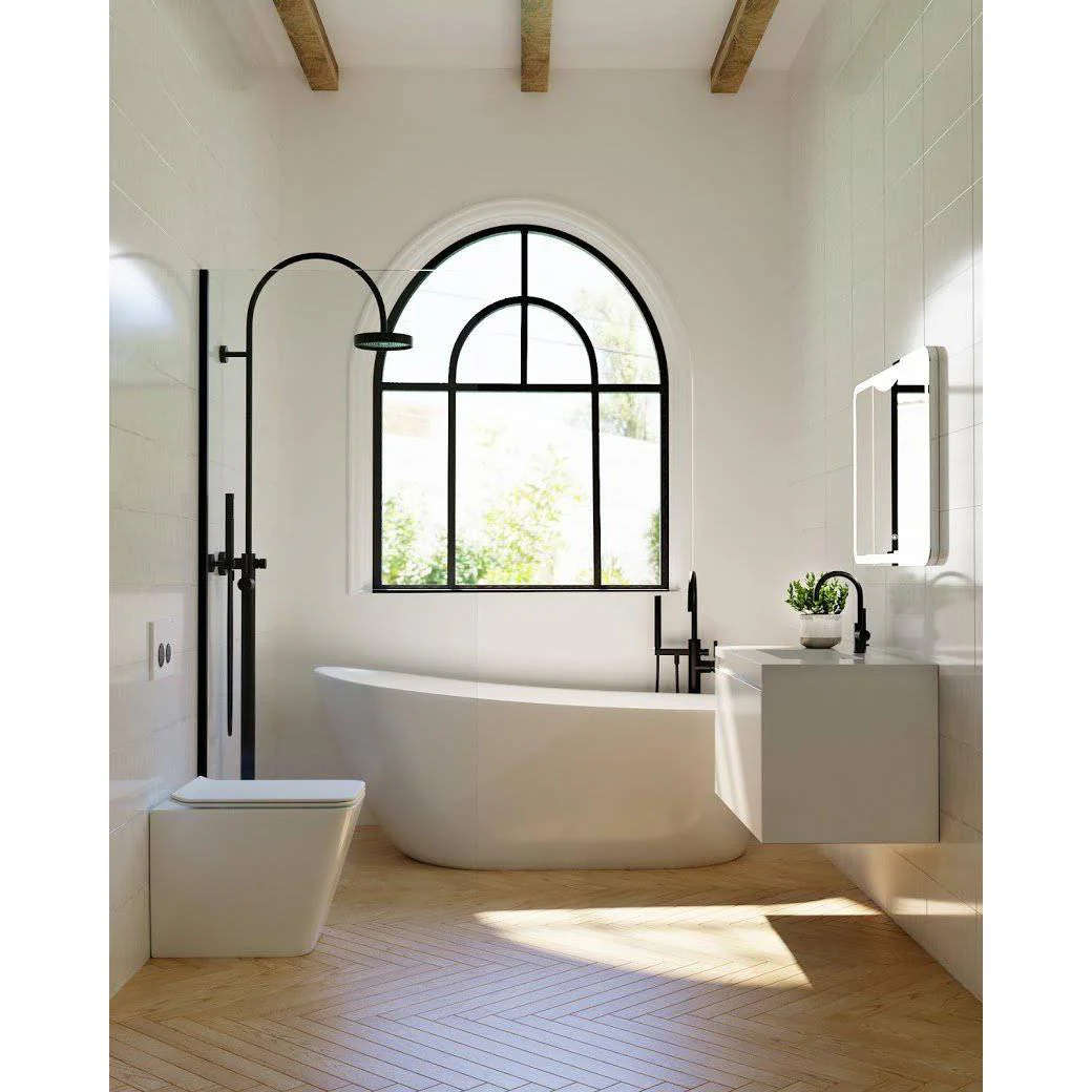 Belbagno Prado 900mm Wall Hung Vanity Gloss White 900 X 480 X 450 - Image 7