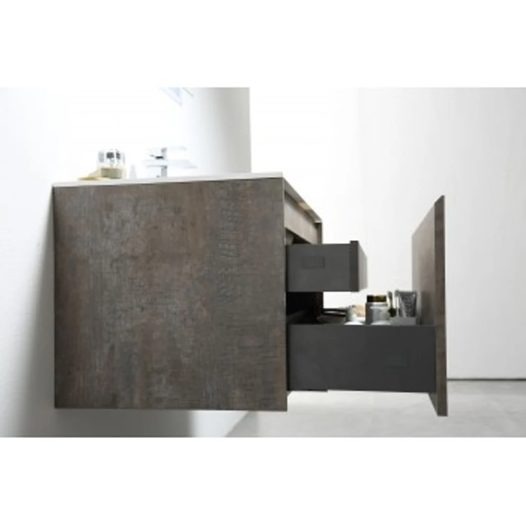 Belbagno Prado 900mm Wall Hung Vanity Maple Oak 900 X 480 X 450 - Image 6