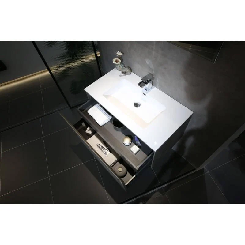 Belbagno Prado 900mm Wall Hung Vanity Maple Oak 900 X 480 X 450 - Image 9