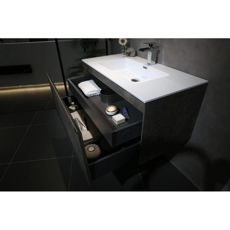 Belbagno Prado Mable Oak 750mm Wall Hung Vanity  750 X 480 X 450 - Image 14