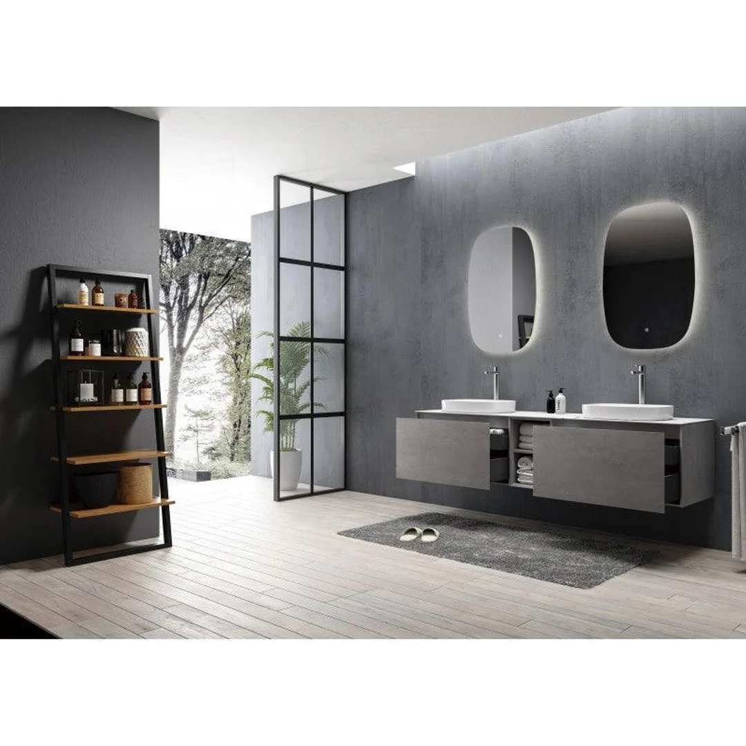 Belbagno Q-Line Backlit Led Mirror 90Cm X 58Cm - Image 4