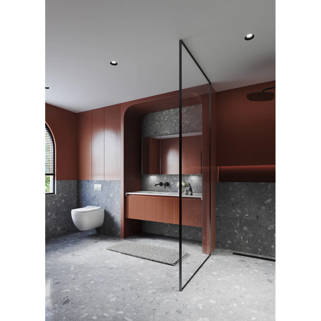 Belbagno Rimini 1200mm Wall Hung Vanity Includes Basin Potters Clay - Image 7