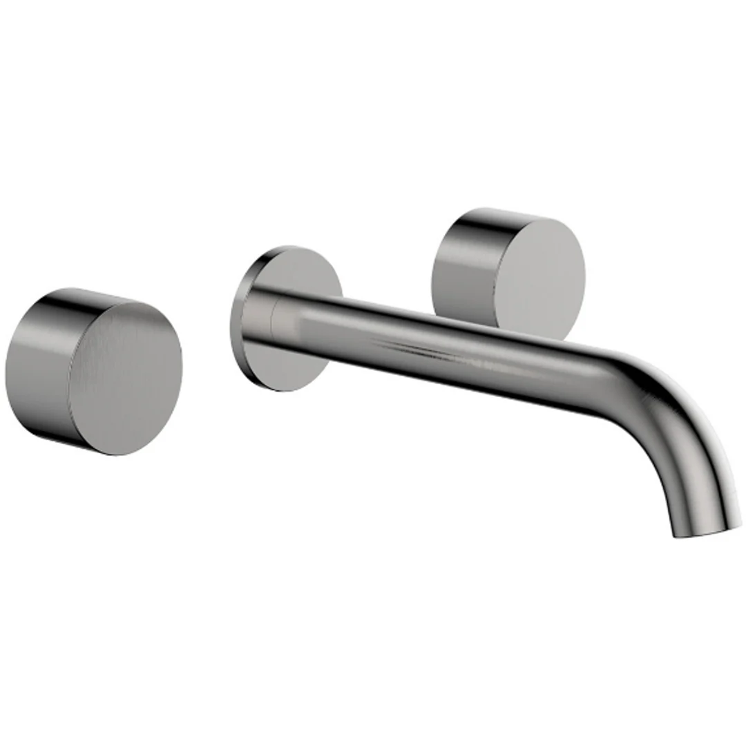 Bella Vista Capri Simply Round Spindles And Spout Wall Brushed Nickel - Image 2