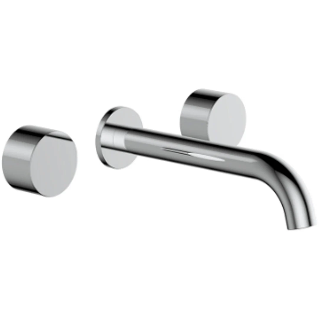 Bella Vista Capri Simply Round Spindles And Spout Wall Chrome - Image 2