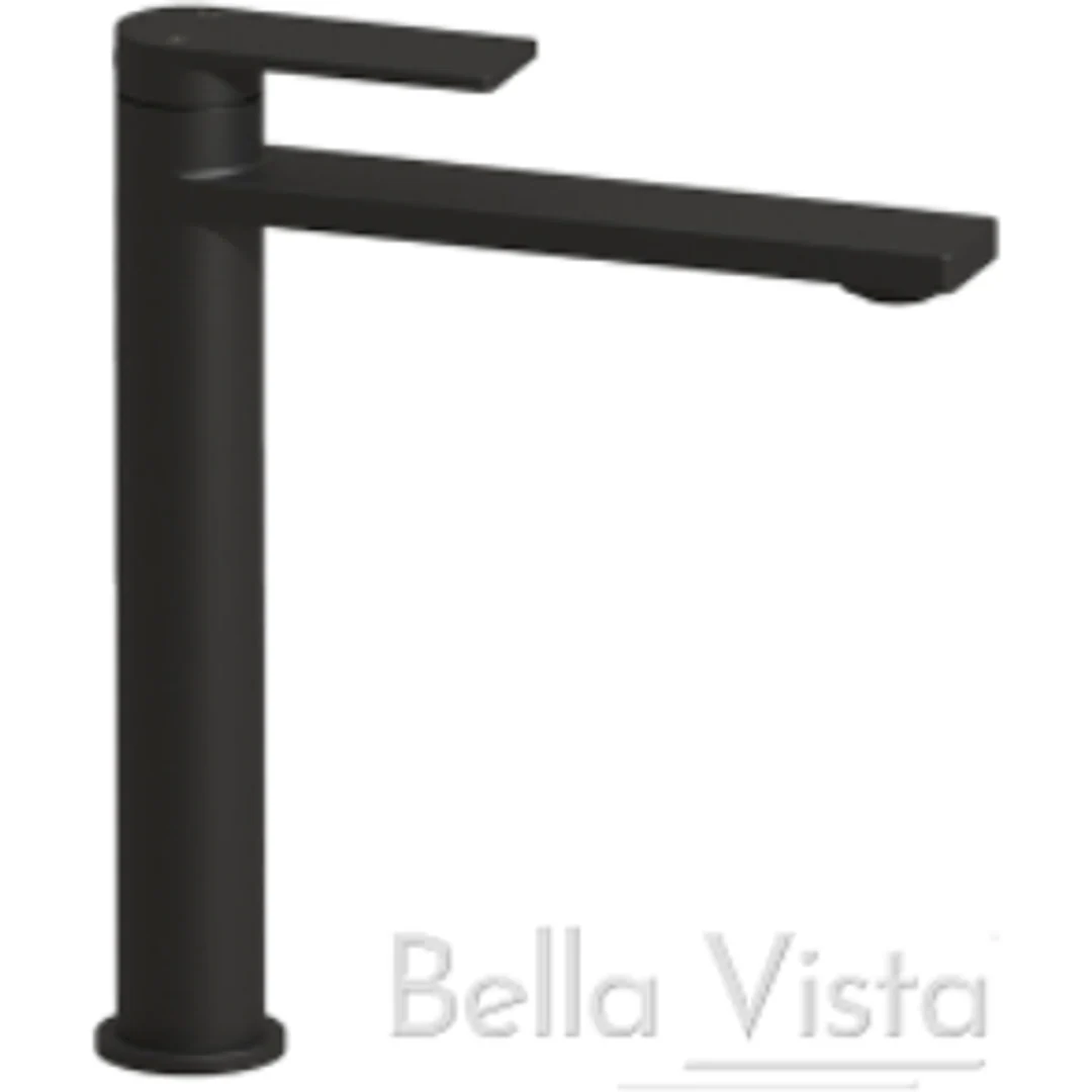 Bella Vista Cresta Tall Basin Mixer Black - Image 2