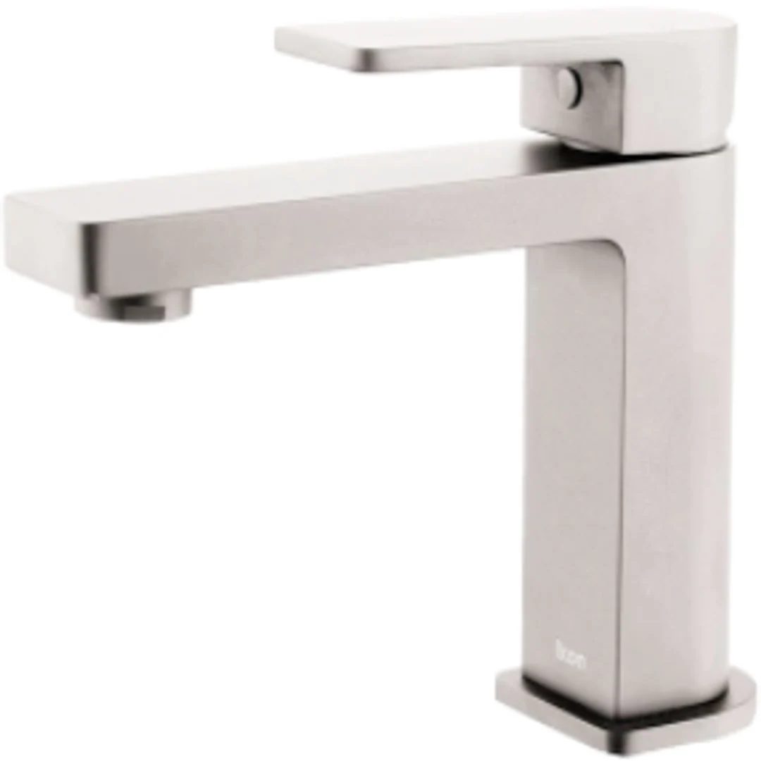 Bella Vista Ikon Flores Basin Mixer Brushed Nickel - Image 2