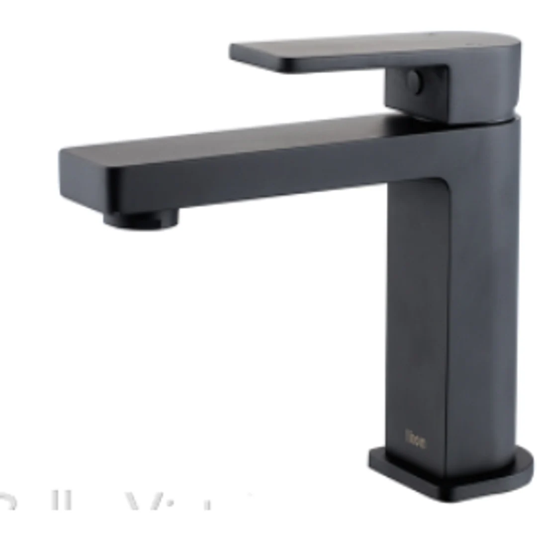Bella Vista Ikon Flores Basin Mixer Matte Black - Image 2