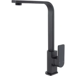 Bella Vista Ikon Flores Goose Neck Sink Mixer Matte Black