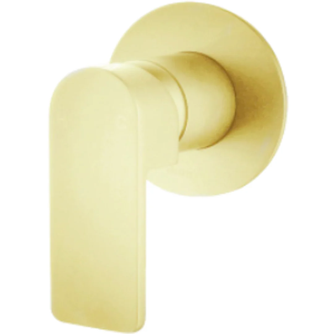 Bella Vista Ikon Flores Wall Mixer Brushed Gold - Image 2