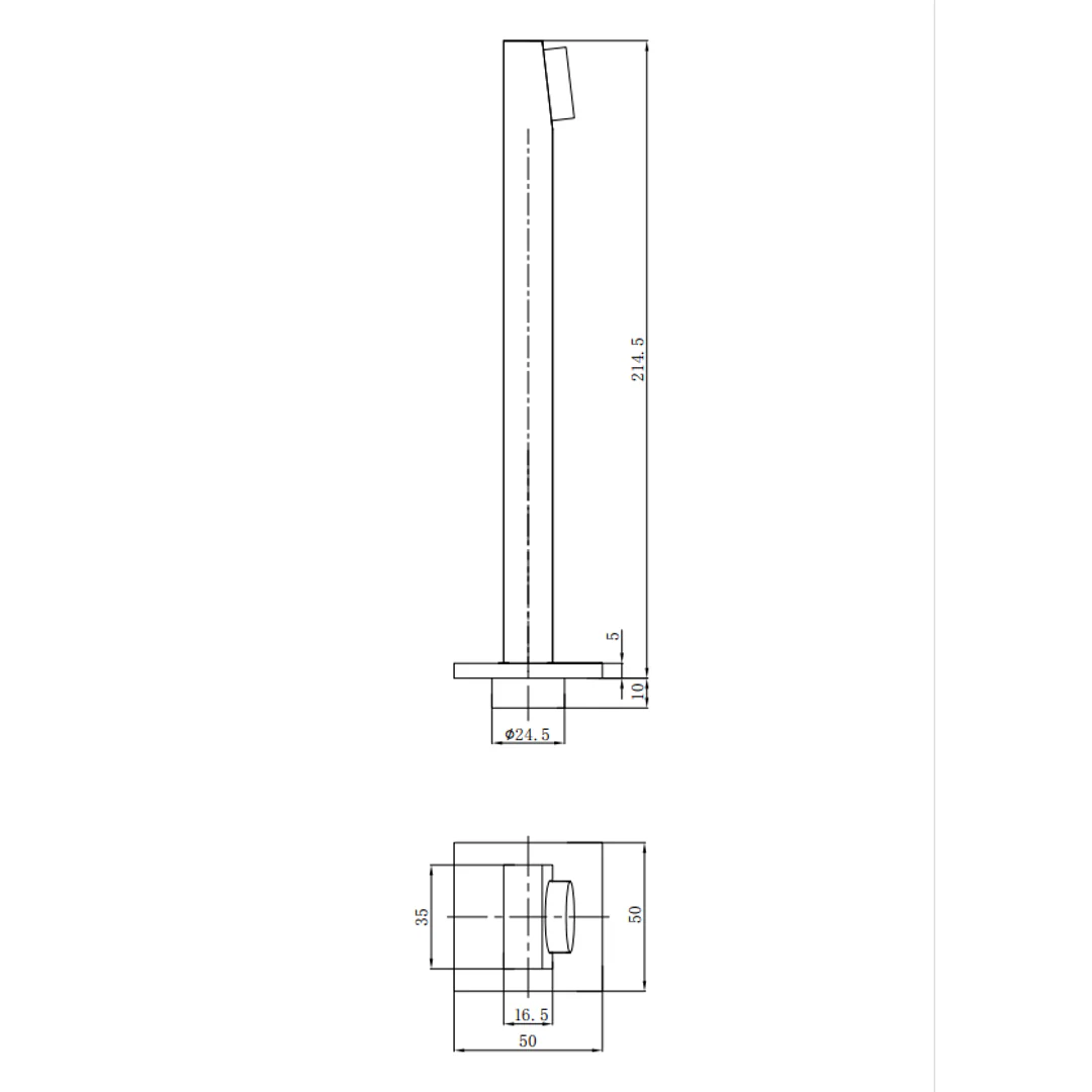 BELLA VISTA IKON FLORES WALL OUTLET 192MM CHROME - Image 3
