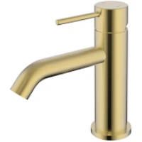 Bella Vista Ikon Hali Basin Mixer Brushed Gold