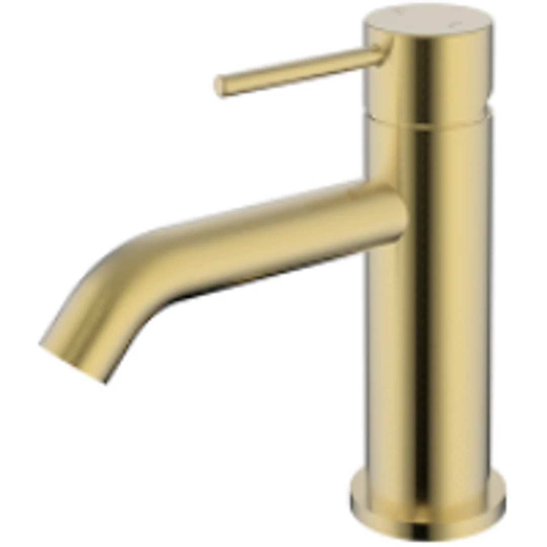 Bella Vista Ikon Hali Basin Mixer Brushed Gold - Image 2
