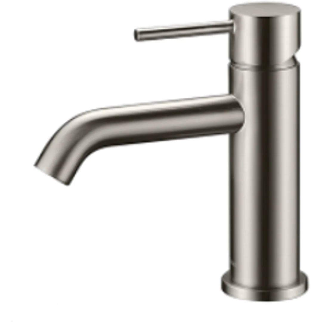 Bella Vista Ikon Hali Basin Mixer Brushed Nickel - Image 2
