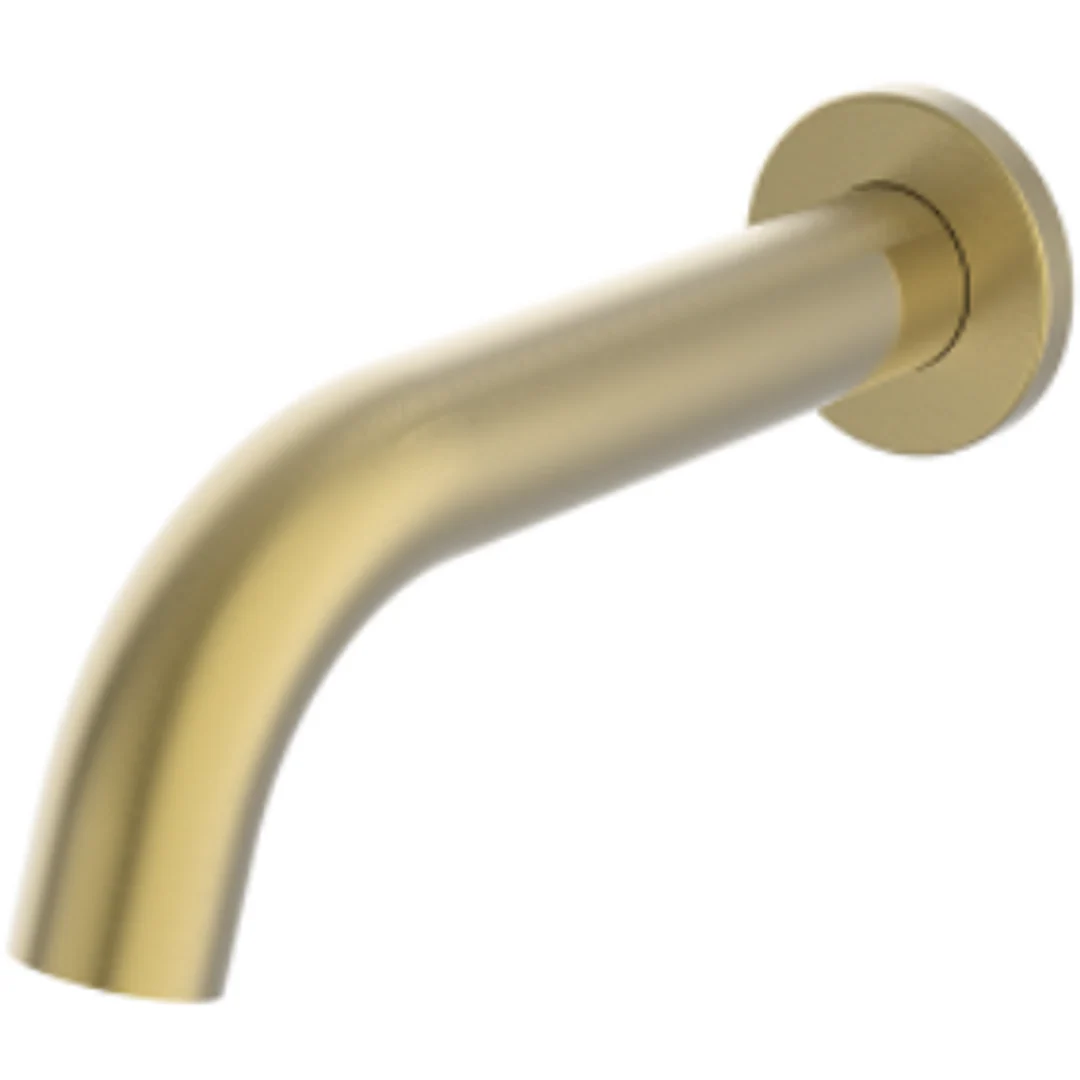 Bella Vista Ikon Hali Curved Spout Brushed Gold - Image 2