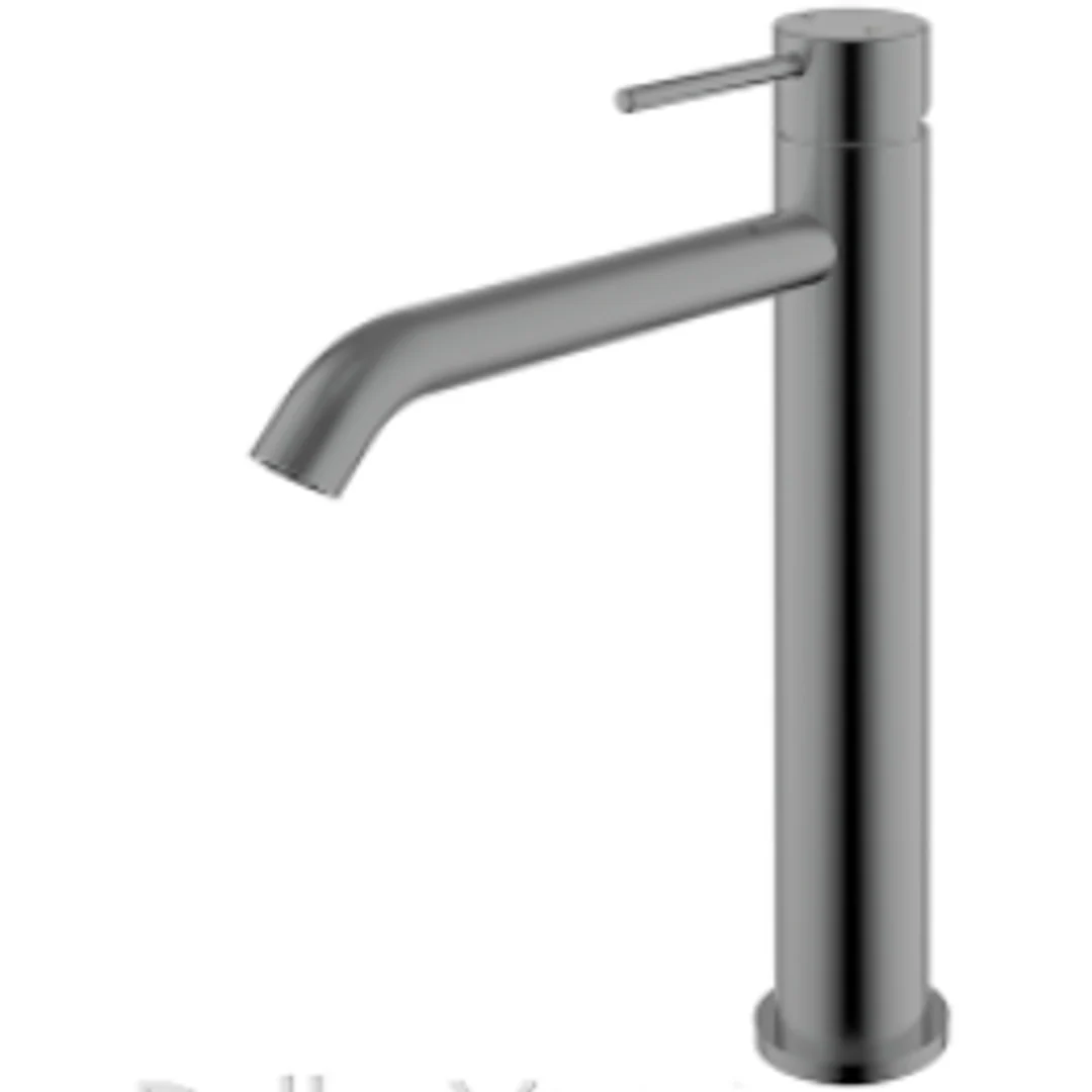 Bella Vista Ikon Hali Highrise Basin Mixer Gun Metal - Image 2
