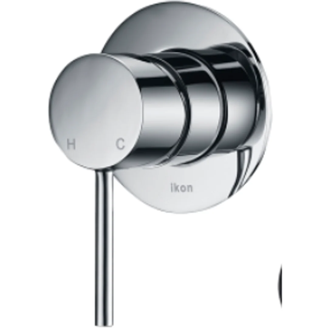 Bella Vista Ikon Hali Wall Bath & Shower Mixer Chrome - Image 2