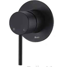 Bella Vista Ikon Hali Wall Mixer Matt Black