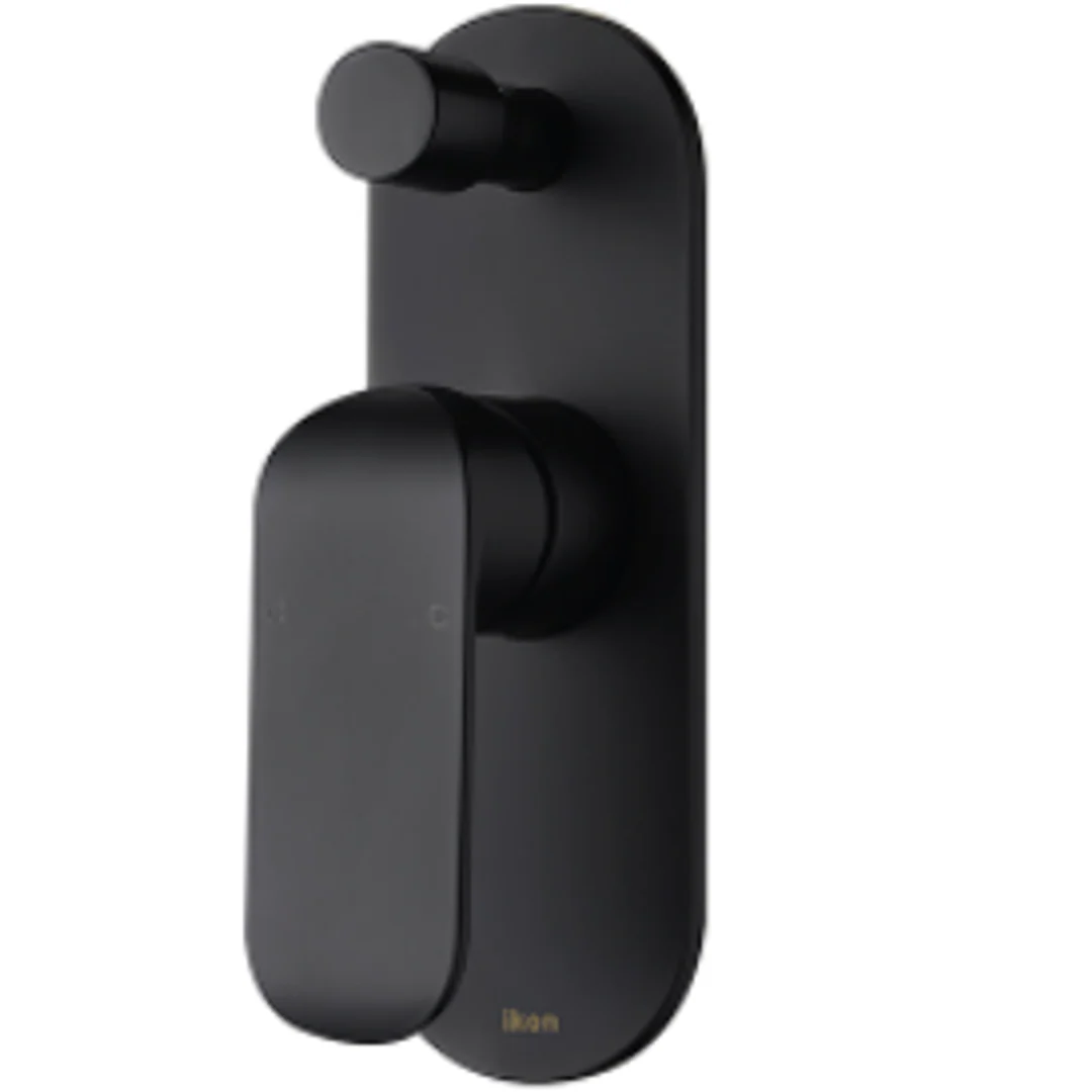 Bella Vista Kara Wall Mixer/Divt Matte Black - Image 2