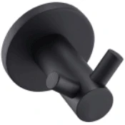 Bella Vista Mica Double Robe Hook Black