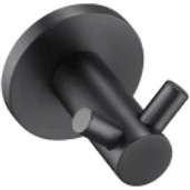 Bella Vista Mica Double Robe Hook Gun Metal