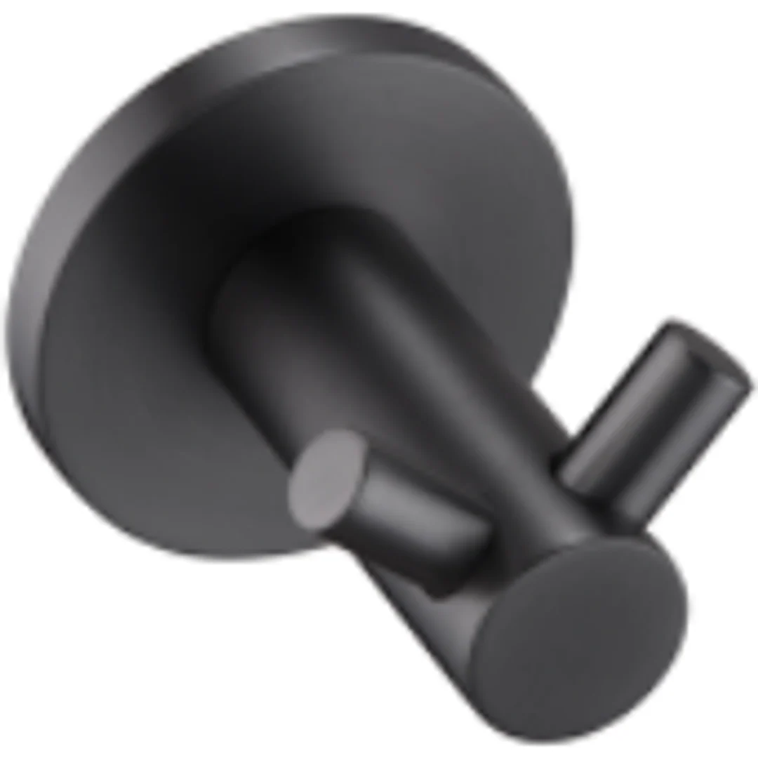 Bella Vista Mica Double Robe Hook Gun Metal - Image 2