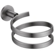 Bella Vista Mica Hairdryer Holder Brushed Nickel