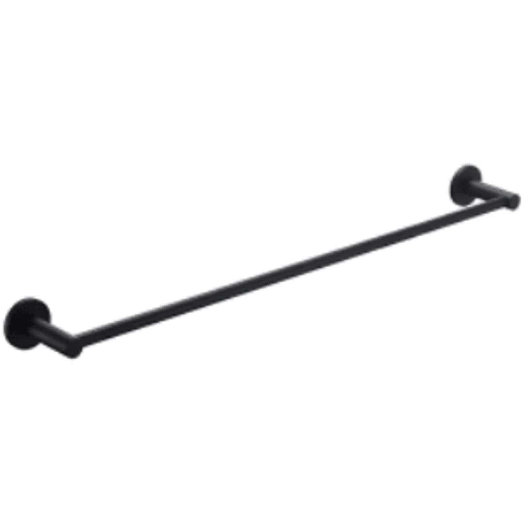 Bella Vista Mica Single Towel Bar 600mm Black - Image 2