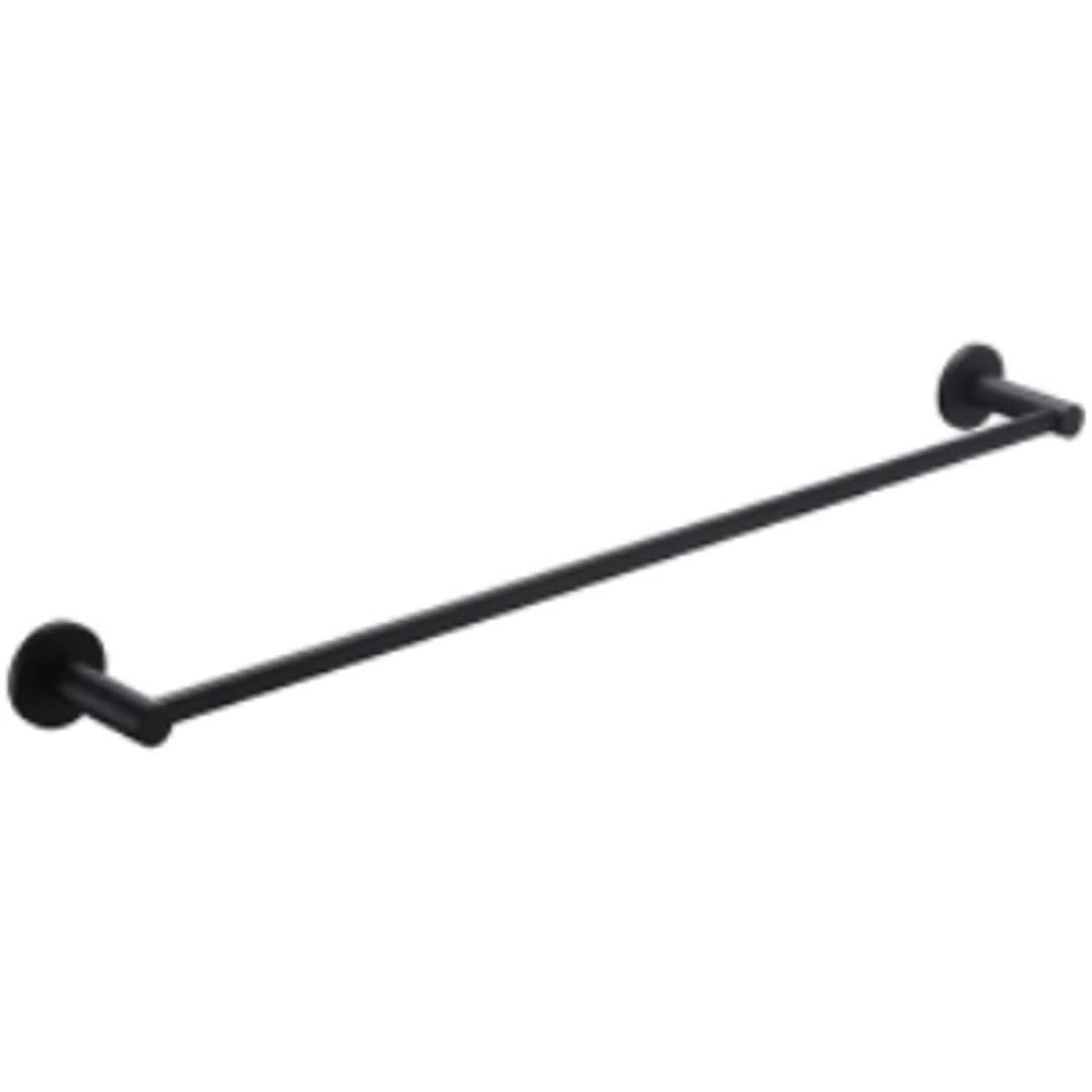 Bella Vista Mica Single Towel Bar 800mm Black - Image 2