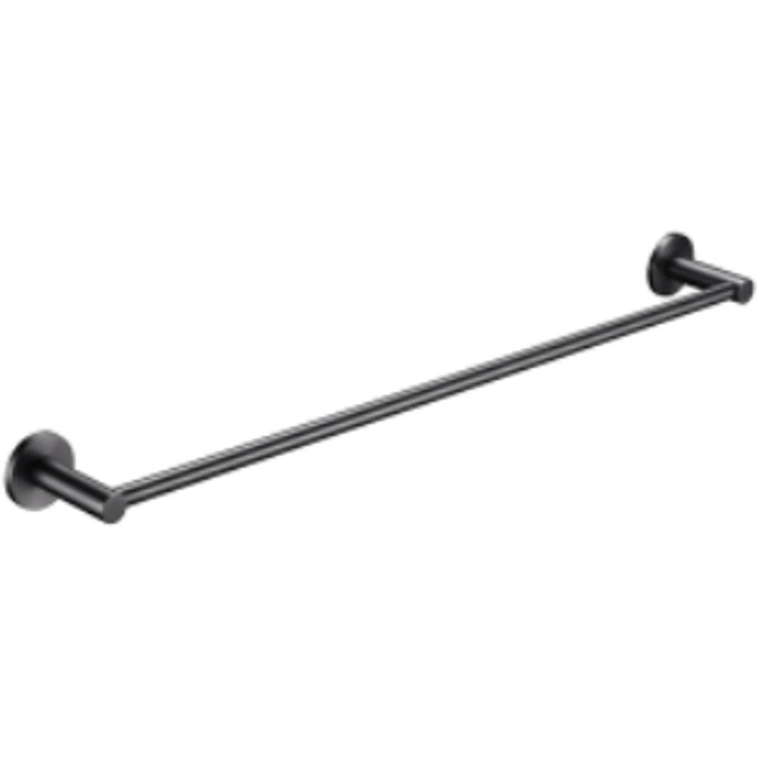 Bella Vista Mica Single Towel Bar 800mm Gun Metal - Image 2