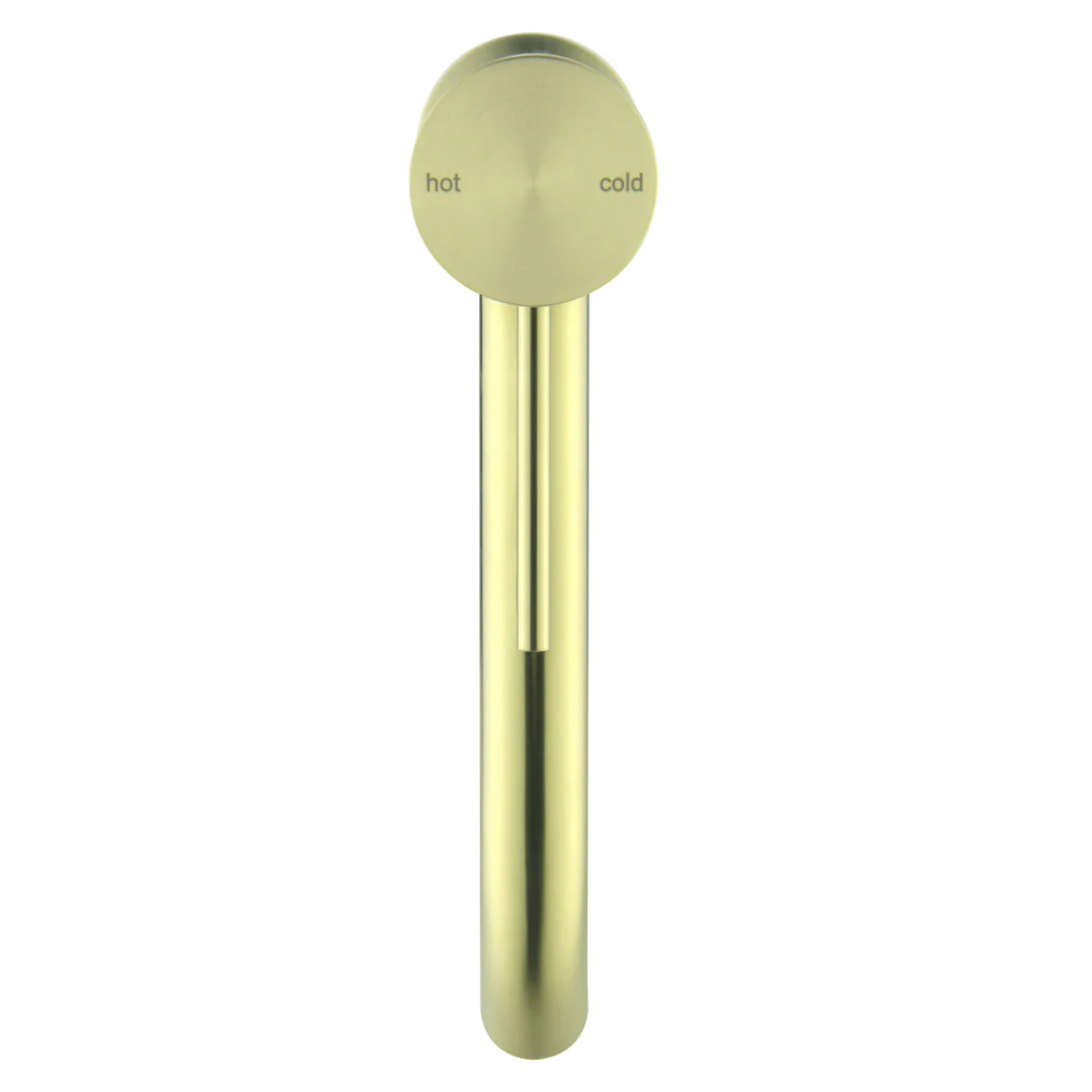 Bella Vista Mica Tall Basin Mixer Curved Spout French Gold - Image 3