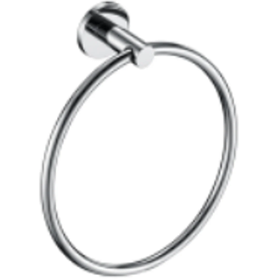 Bella Vista Mica Towel Ring Chrome - Image 2