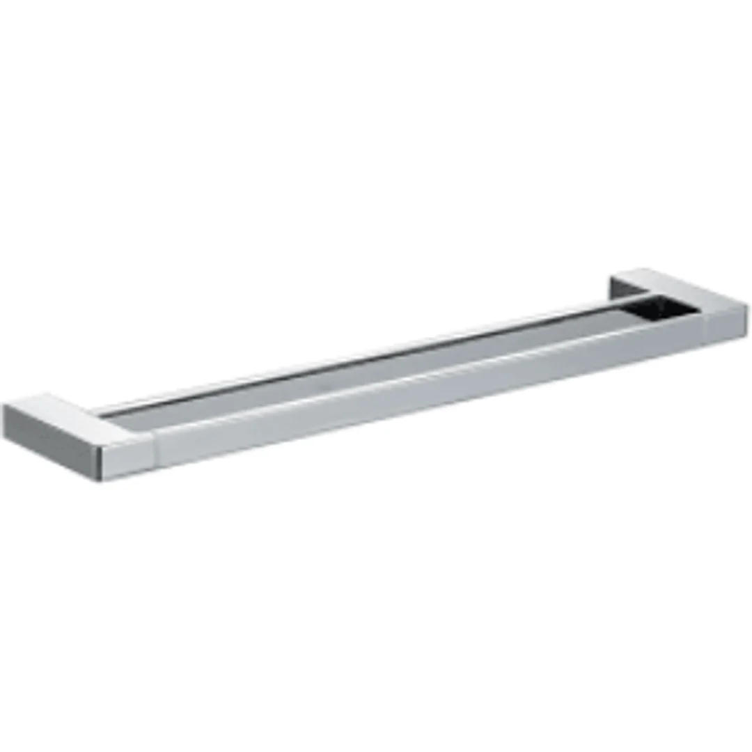 Bella Vista Milos Double Towel Rail 600mm Chrome - Image 2