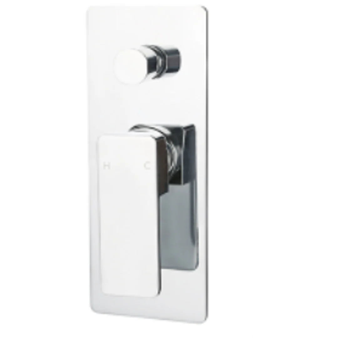 Bella Vista Milos Shower Flick Mixer With Diverter Chrome - Image 2