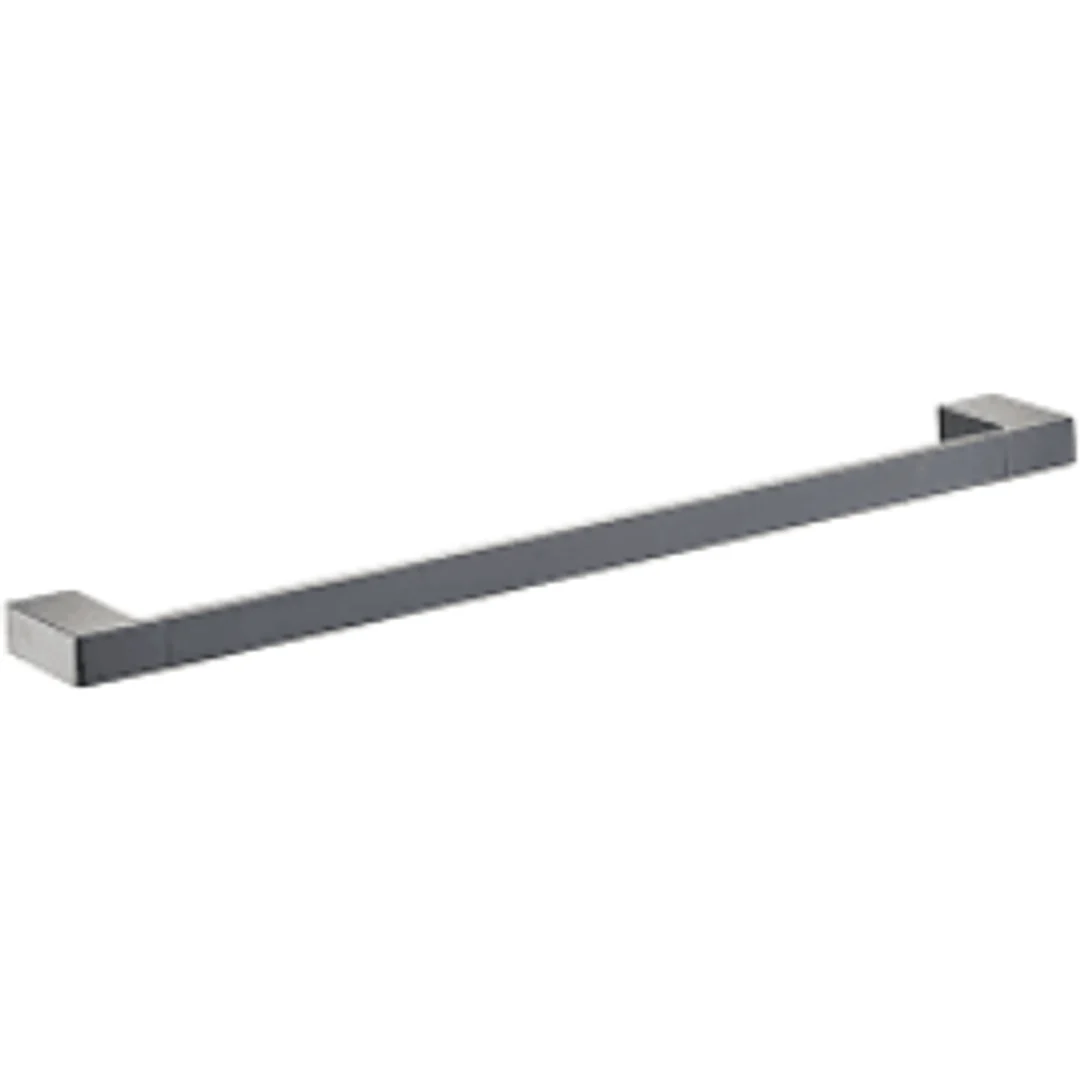 Bella Vista Milos Single Towel Rail Gun Metal 600mm - Image 2
