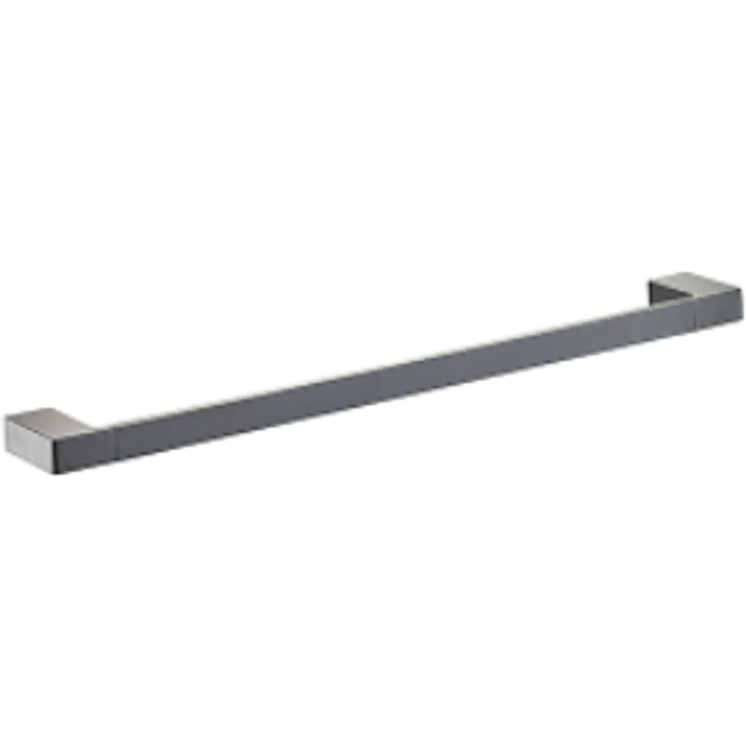 Bella Vista Milos Single Towel Rail Gun Metal 800mm - Image 2